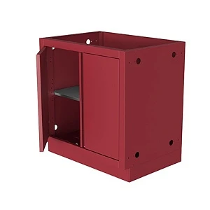 Тумба универсальная с полкой и 2-мя дверями  870 ONTARIO, арт. UDC2-870 RAL3004m moire