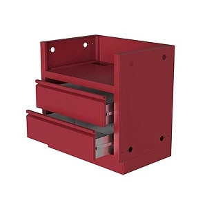 Тумба для мусора с держателем для бум. полотенец ONTARIO, арт. WDC-610 RAL3004m moire