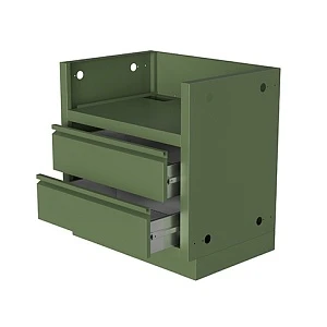 Тумба-основание гриля BILEX-485 с 2-мя выдвиж. ящ. ONTARIO, арт. UGC-485 RAL6003m moire