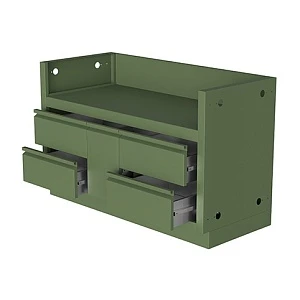 Тумба-основание гриля BIPRO-825 с 5-ю выдвиж. ящ. ONTARIO, арт. UGC825 RAL6003m moire