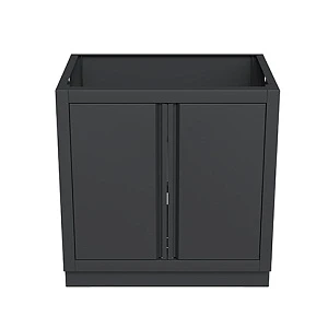 Тумба универсальная с полкой и 2-мя дверями 1200 ONTARIO, арт. UDC2-1200 RAL9004m moire